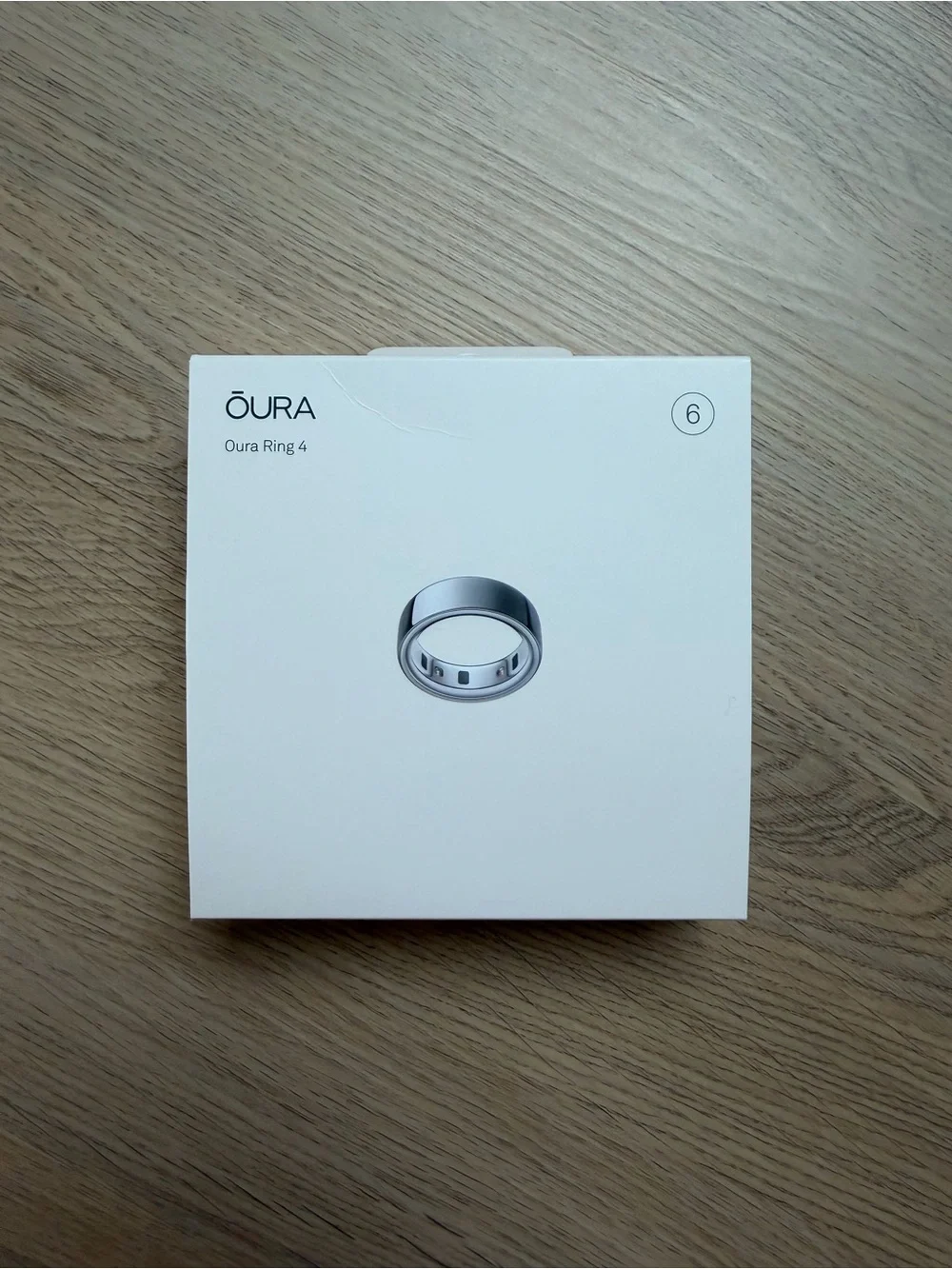 ŌURA Ring Gen 4 - Silver (SIZE 6)